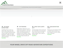 Tablet Screenshot of onelifeadventure.co.uk